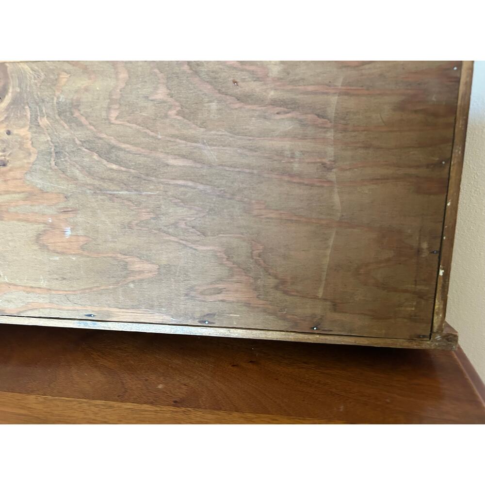 Vintage Wooden Wall Shelf Plate Rack | Rustic Wall Mounted Display Shelf - Picture 15 of 16